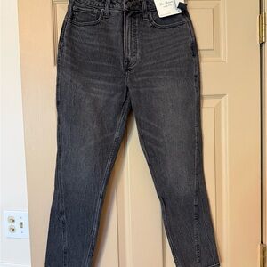Abercrombie & Fitch Women's Straight Leg Jeans - Black